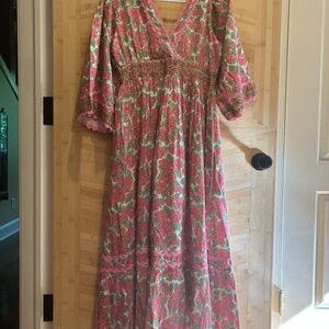NWT Clara the Label by Victoria Dunn Casita dress in Hydrangea print Size M
